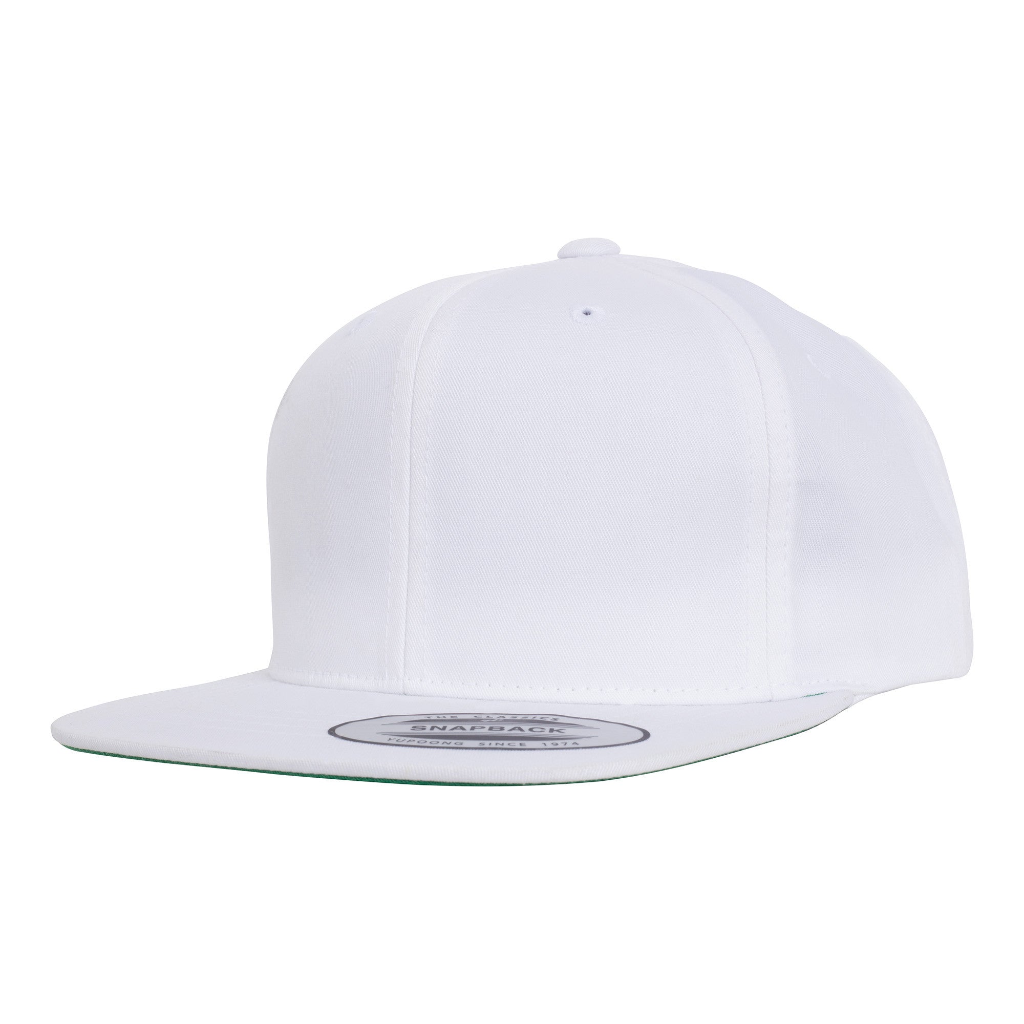Pro-Style Twill Snapback Youth Cap | WHITE