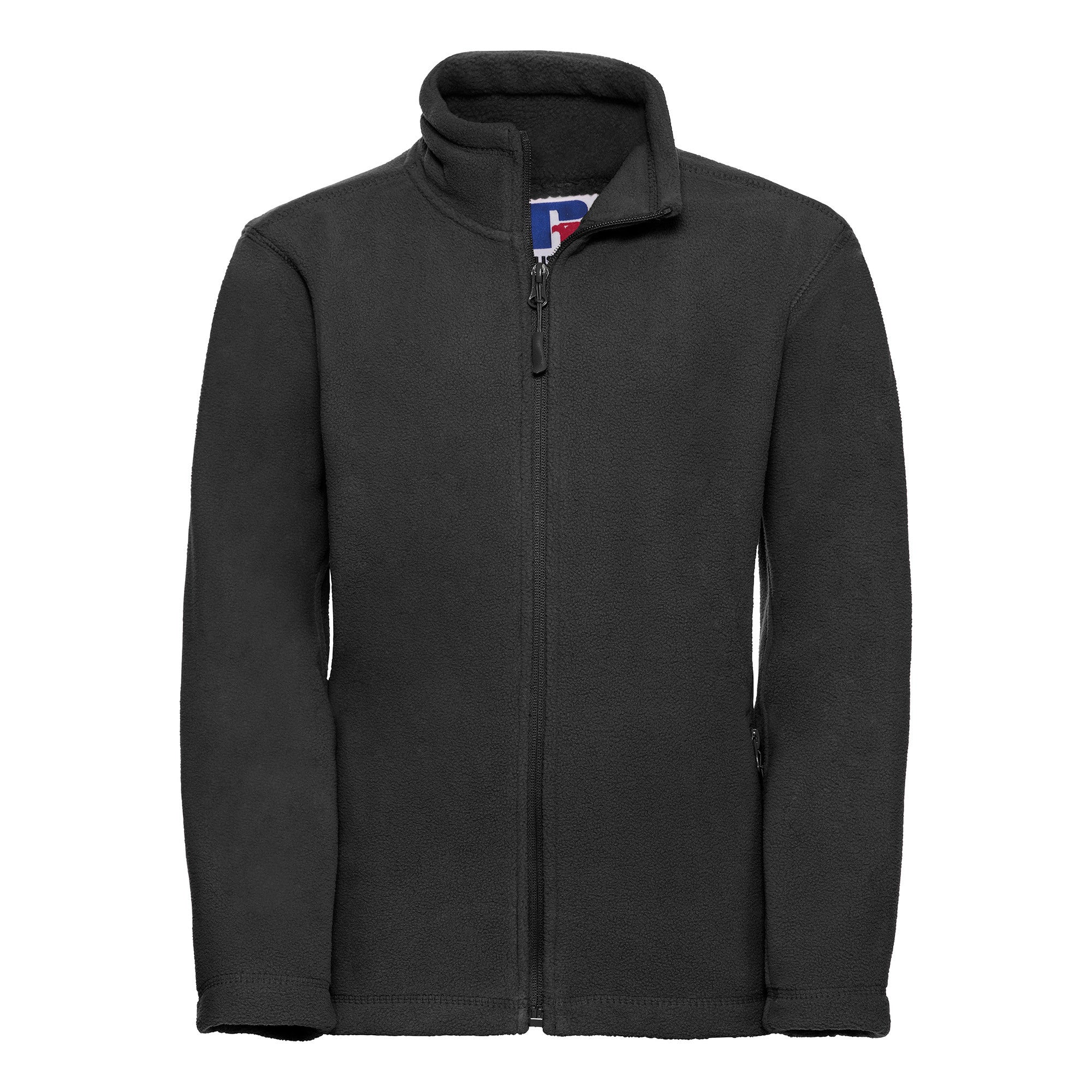 Kids Full Zip Outdoor Fleece | BLACK