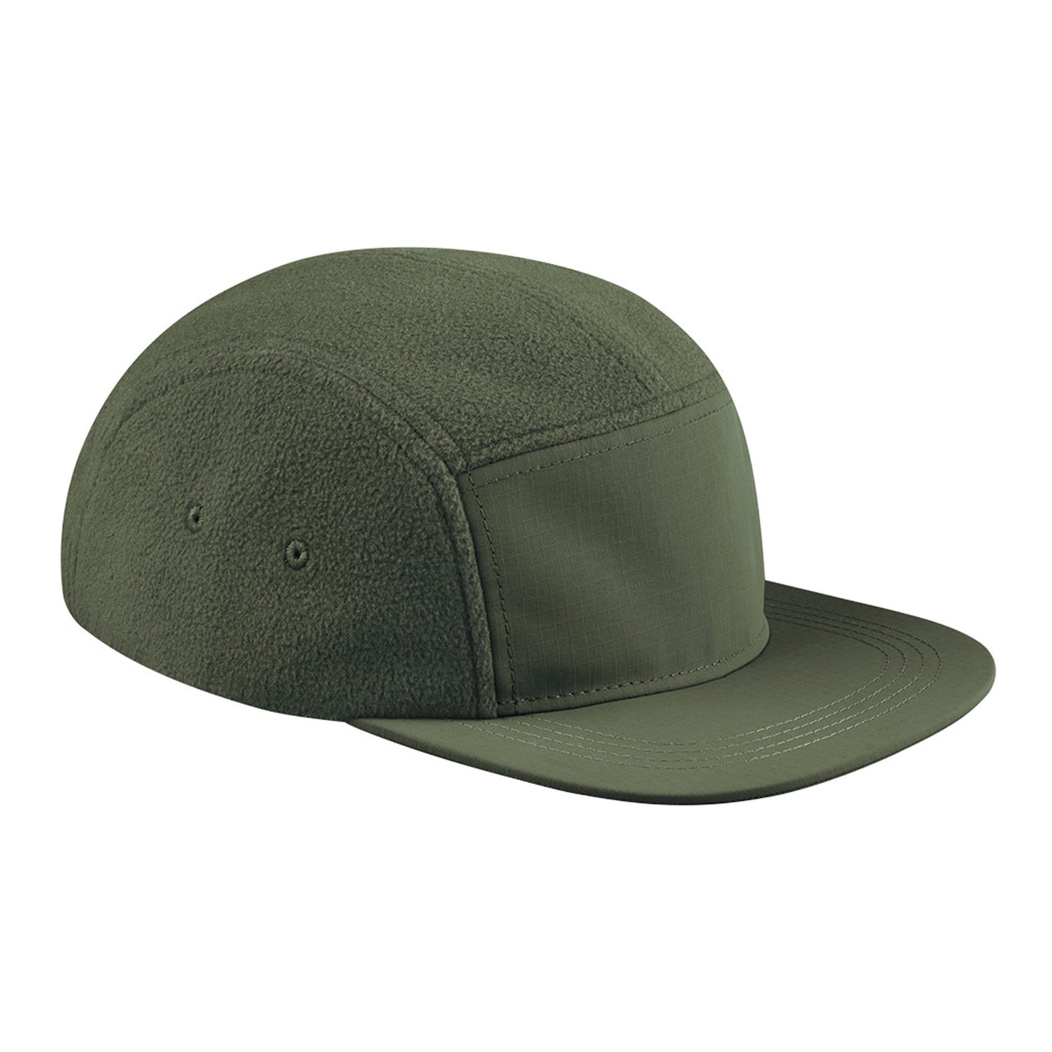 Recycled Fleece Outdoor Camper Cap | OLIVE GREEN
