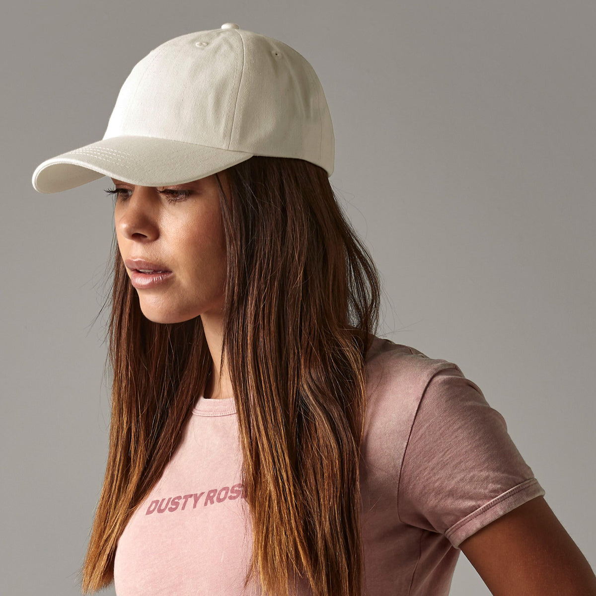 Organic Cotton 6 Panel Dad Cap | NATURAL