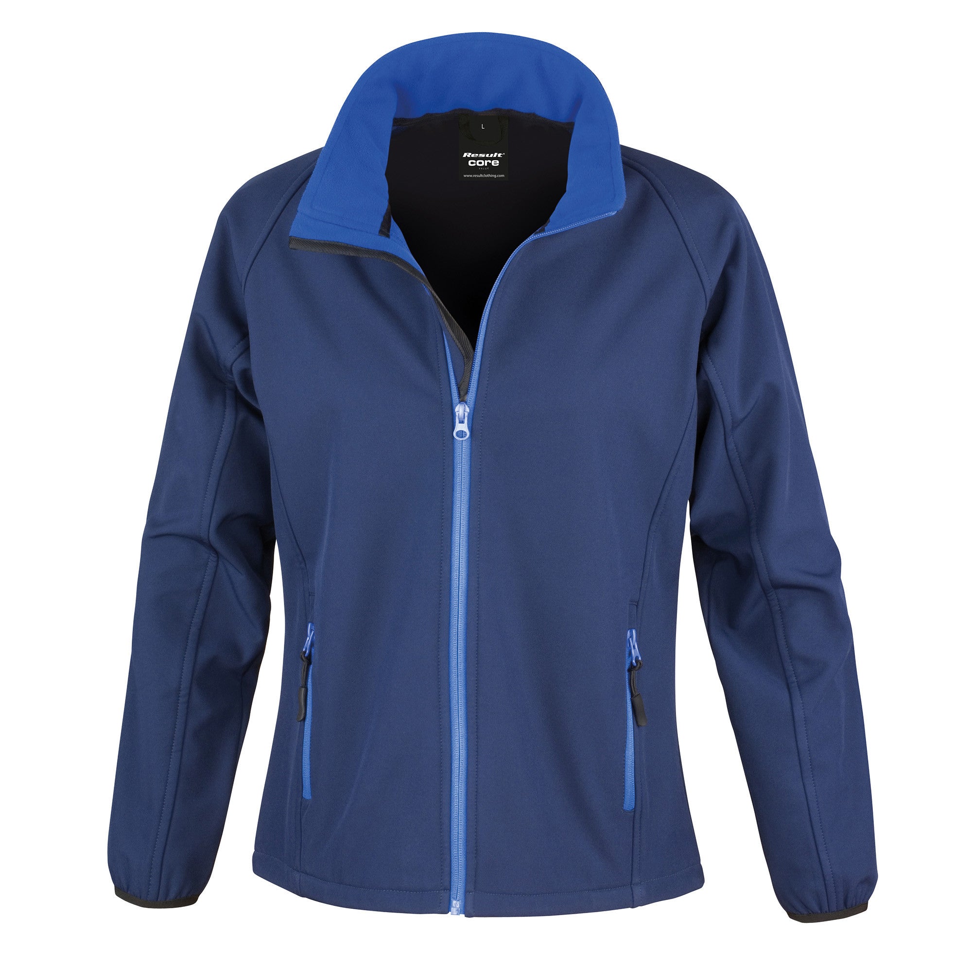 Womens Core Printable Softshell Jacket | NAVY/ROYAL