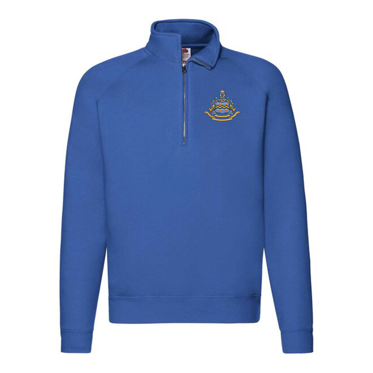 Pocklington Quarter Zip - Crest Only | ROYAL BLUE