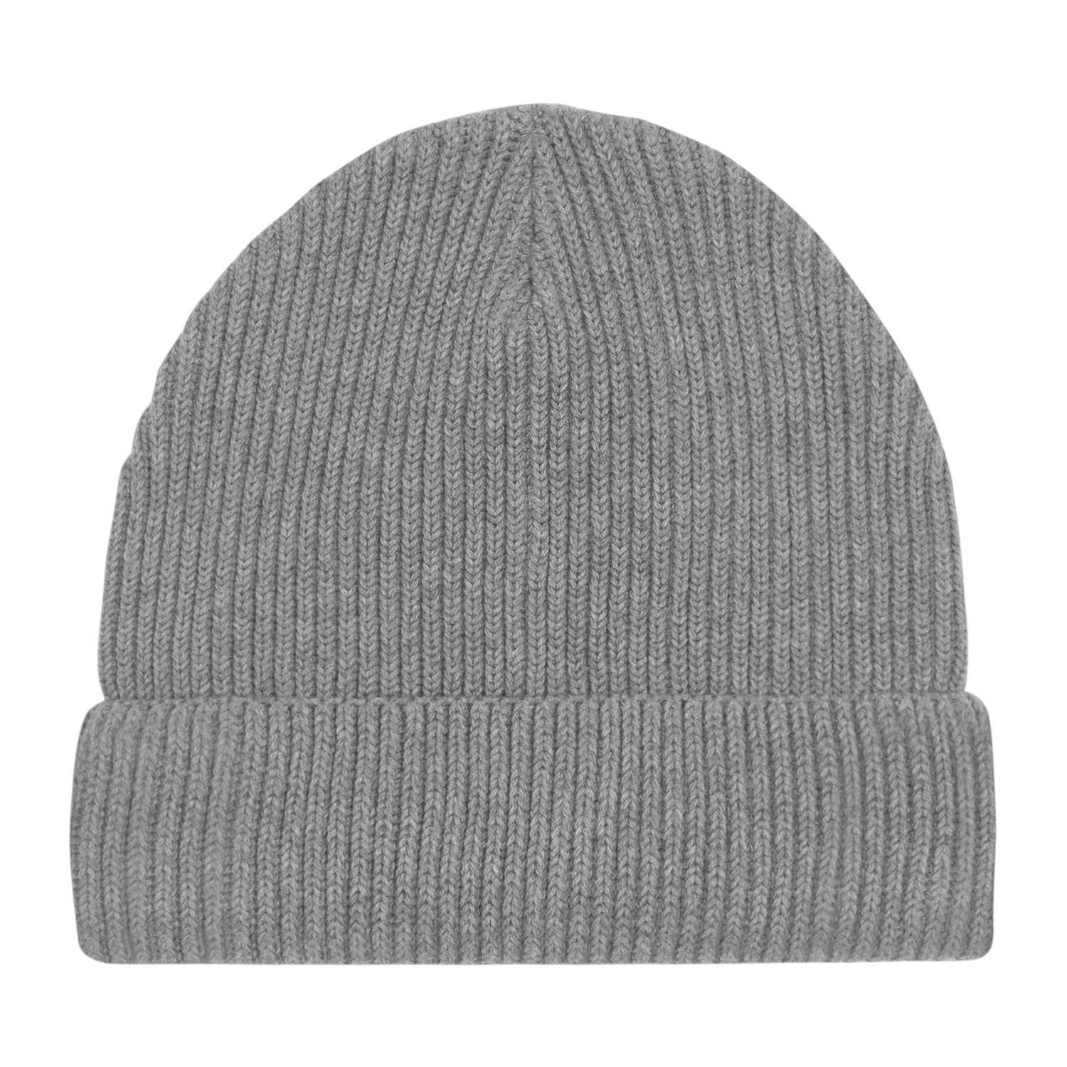 Fisherman beanie in unisex fit | MID HEATHER GREY