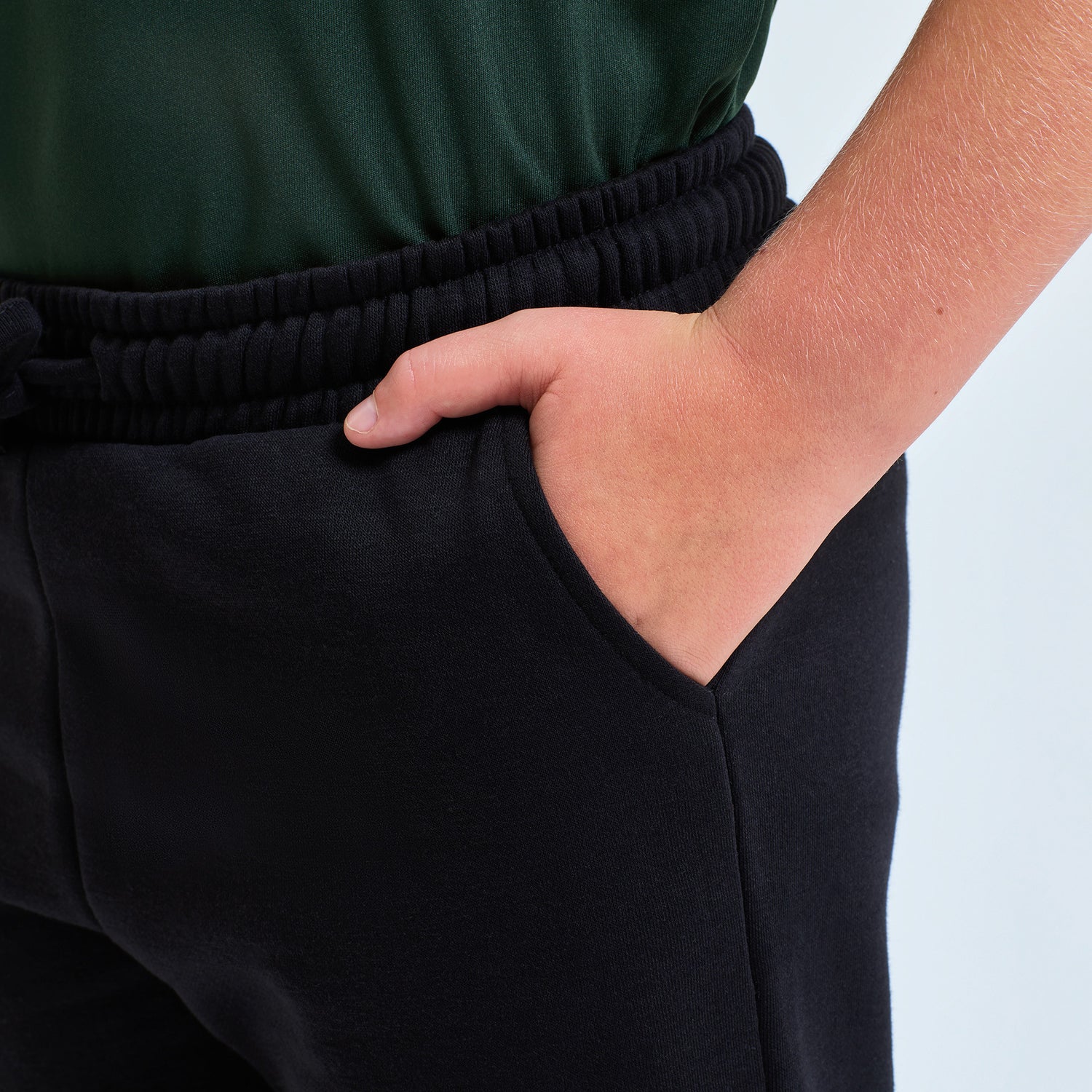 Kids Recycled Joggers | BLACK