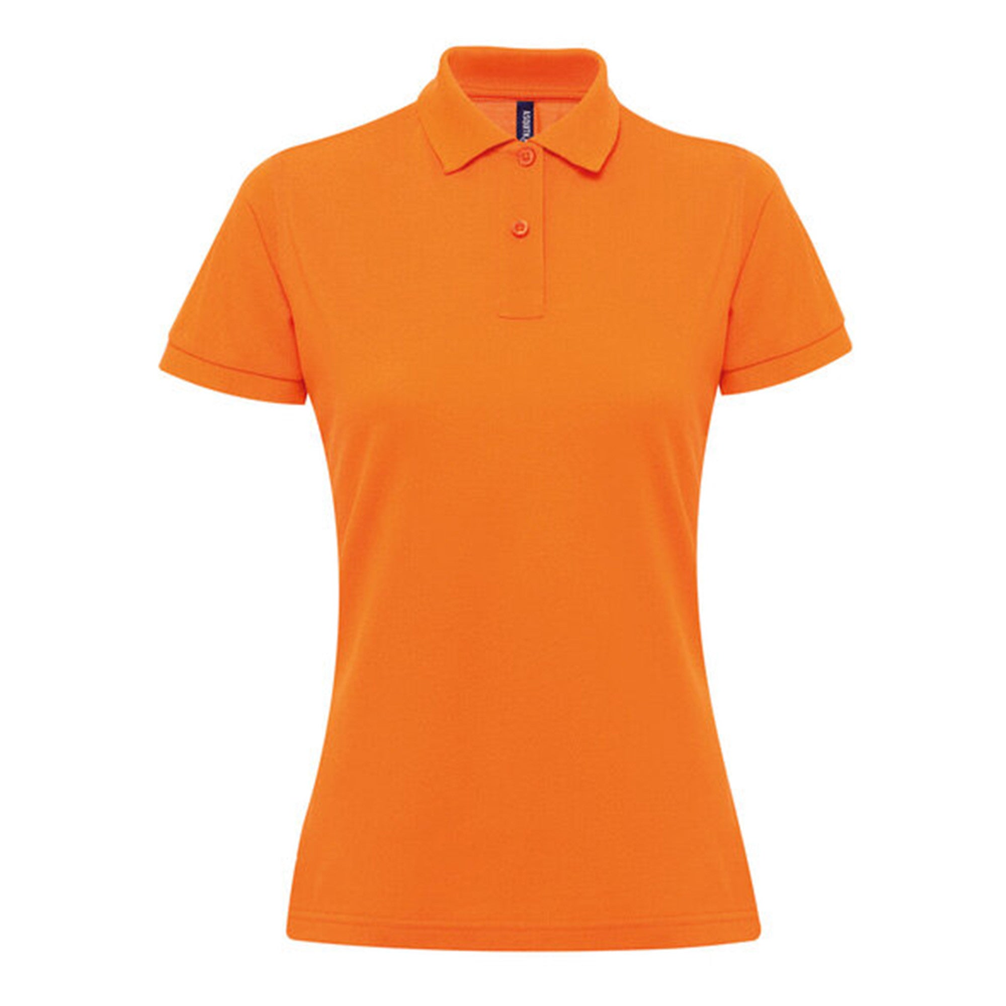Womens Polycotton Blend Polo | ORANGE