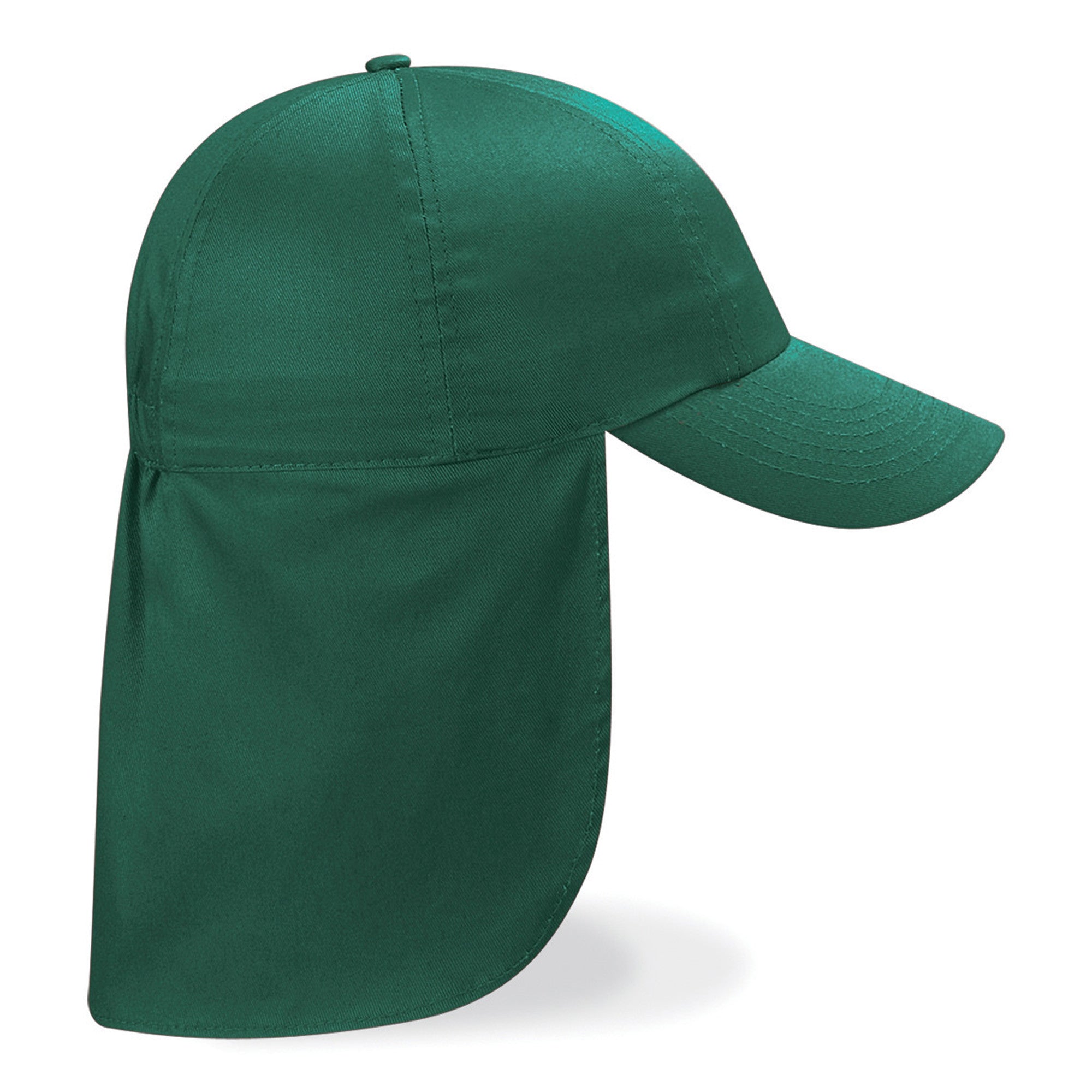 Junior Legionnaire Style Cap | BOTTLE GREEN