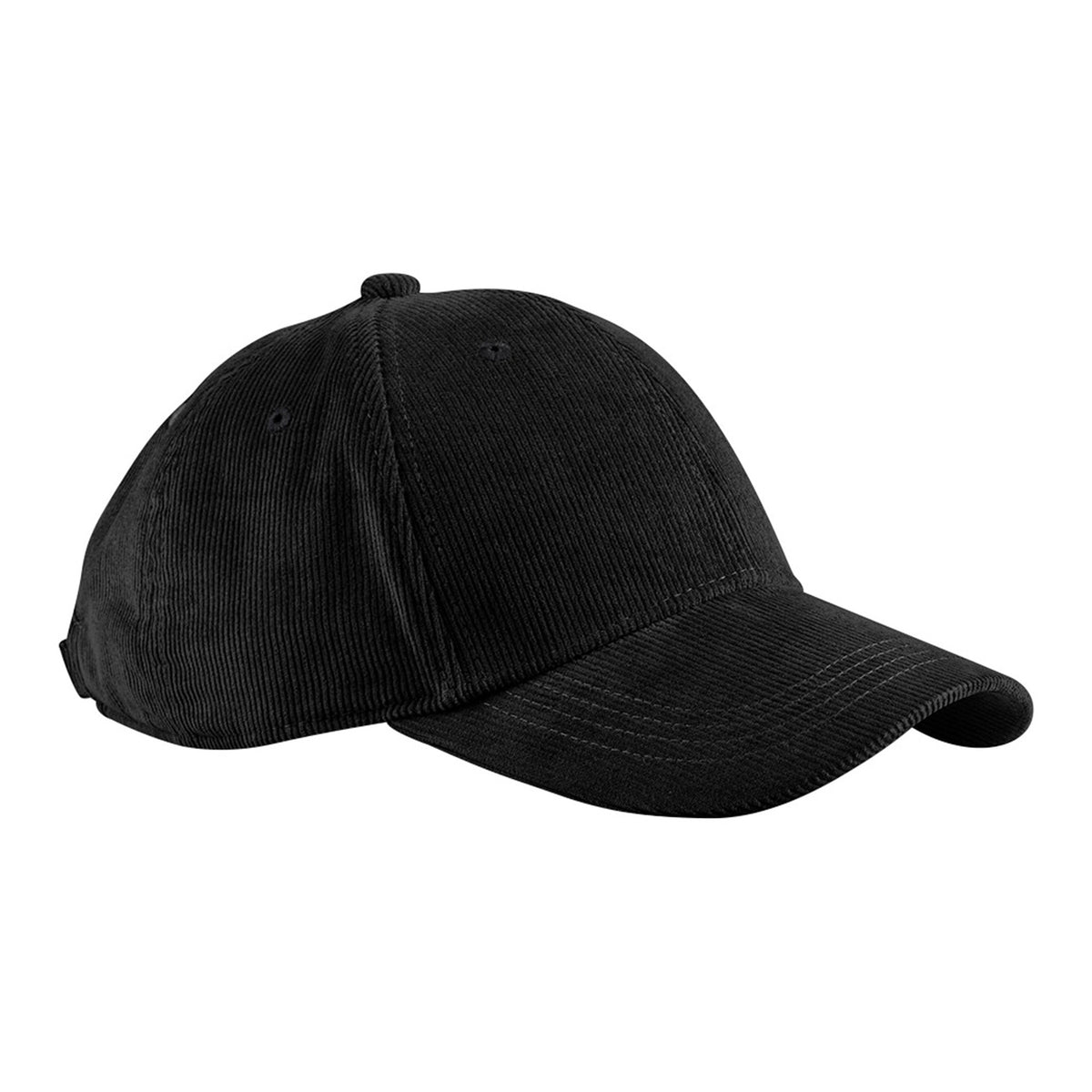 EarthAware Organic Cord Baseball Cap | BLACK