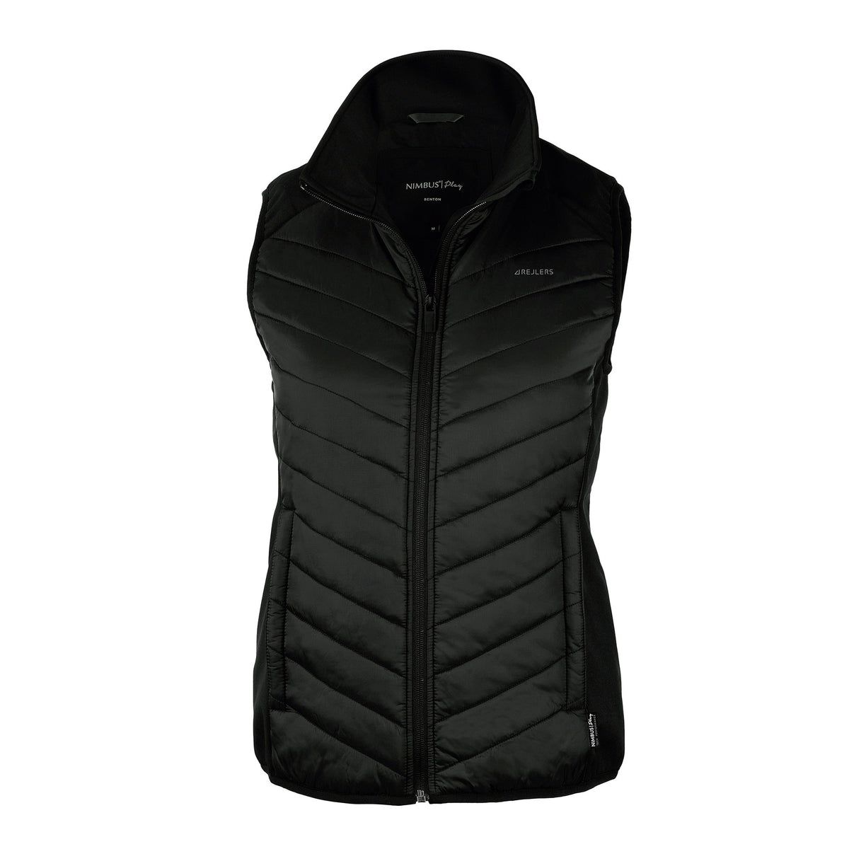 Womens Benton - Versatile Hybrid Vest | BLACK