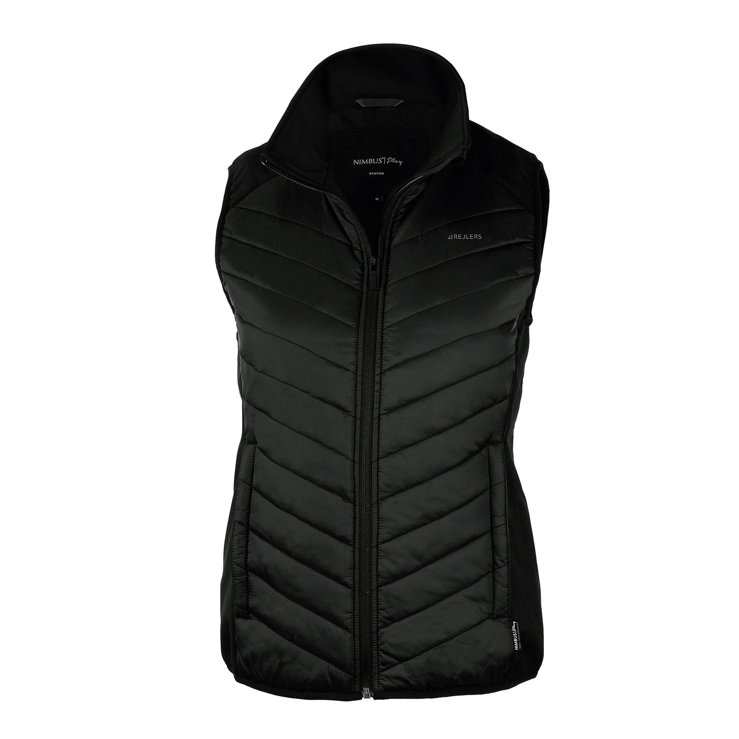 Womens Benton - Versatile Hybrid Vest | BLACK