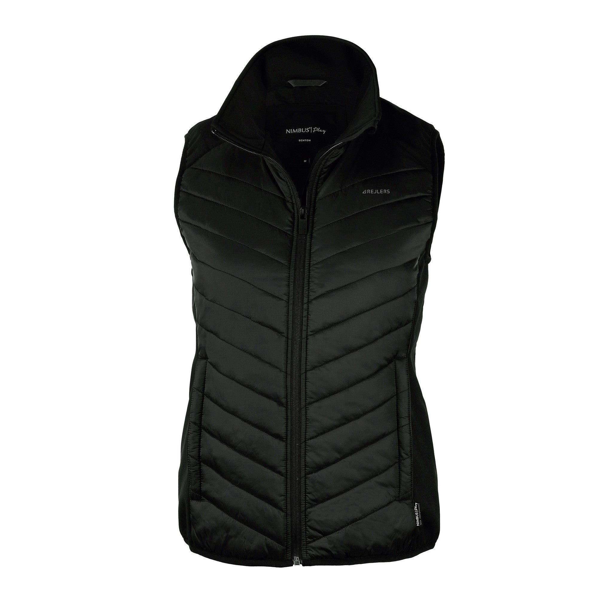 Womens Benton - Versatile Hybrid Vest | BLACK