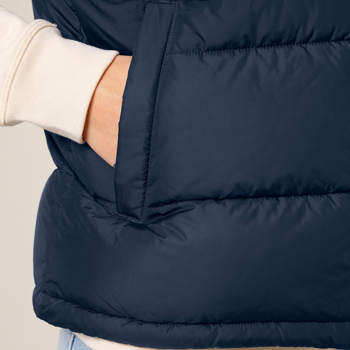 Padded Puffer Gilet | BLACK