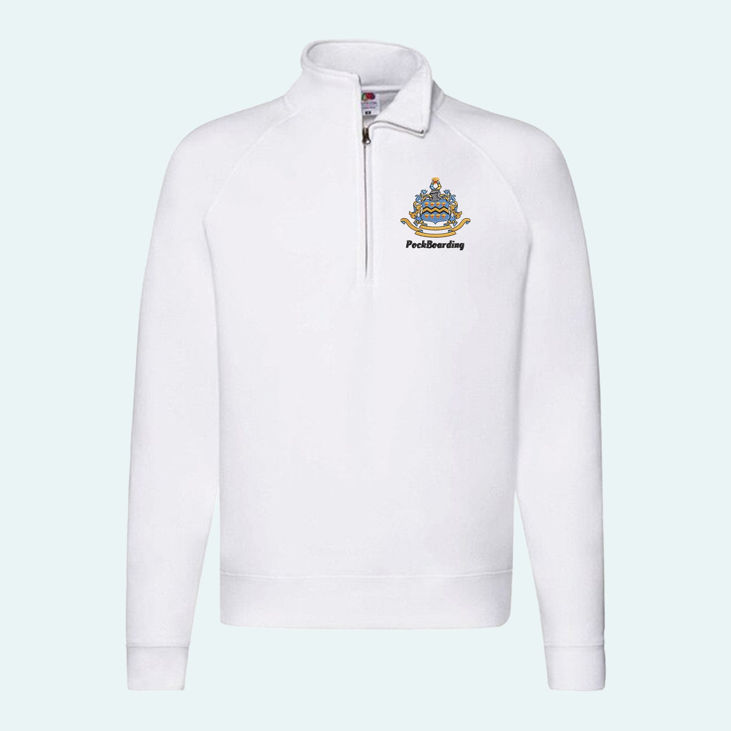Pocklington Quarter Zip - PockBoarding | WHITE