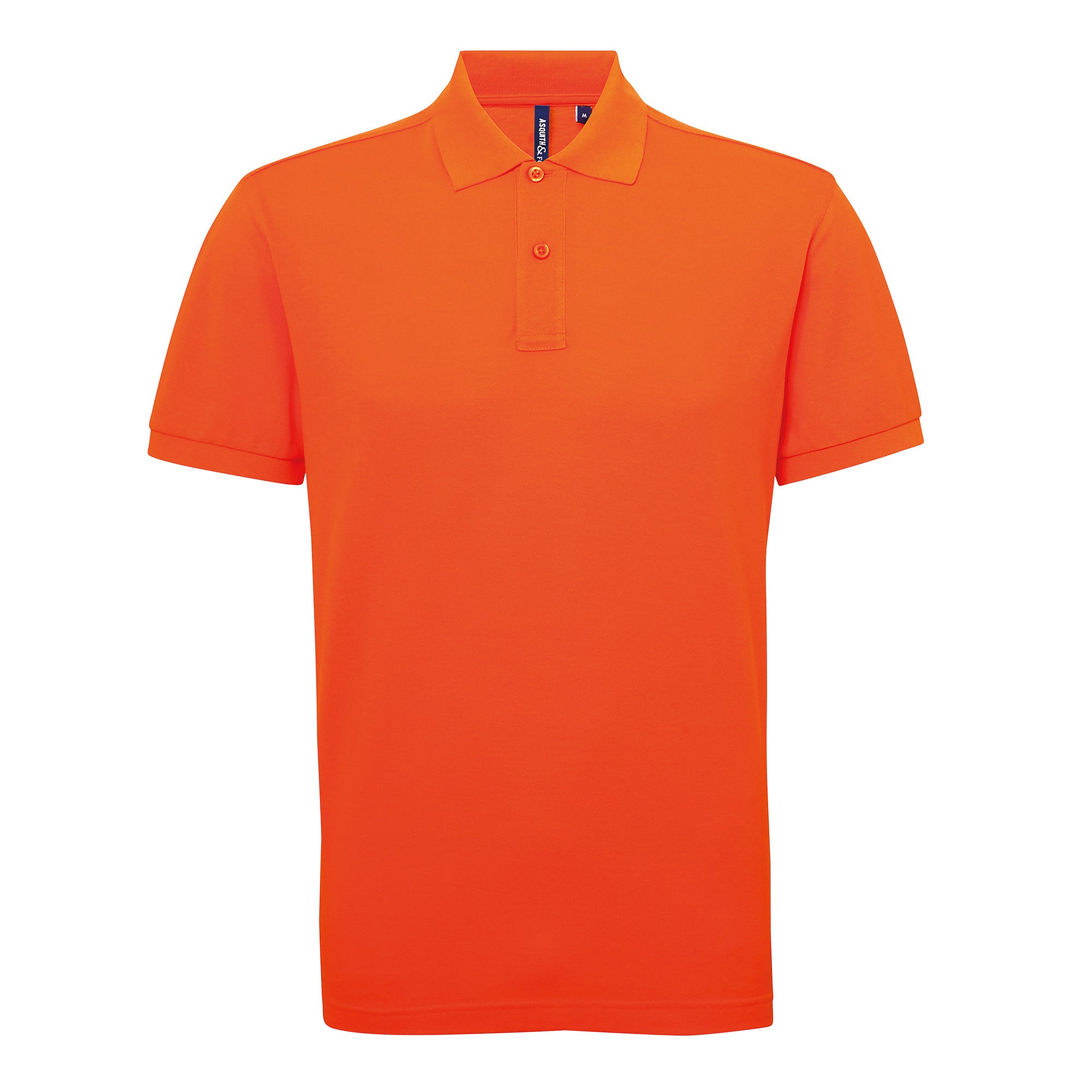Mens Polycotton Blend Polo | ORANGE