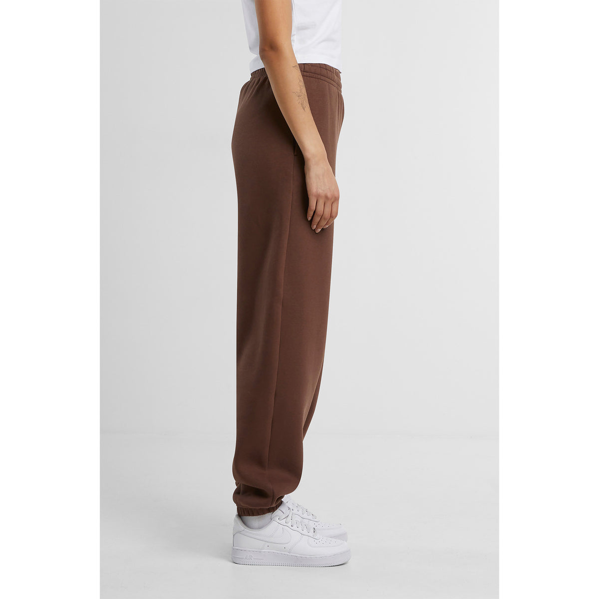 Womens Fluffy Sweatpants | CHOCOLATE BROWN