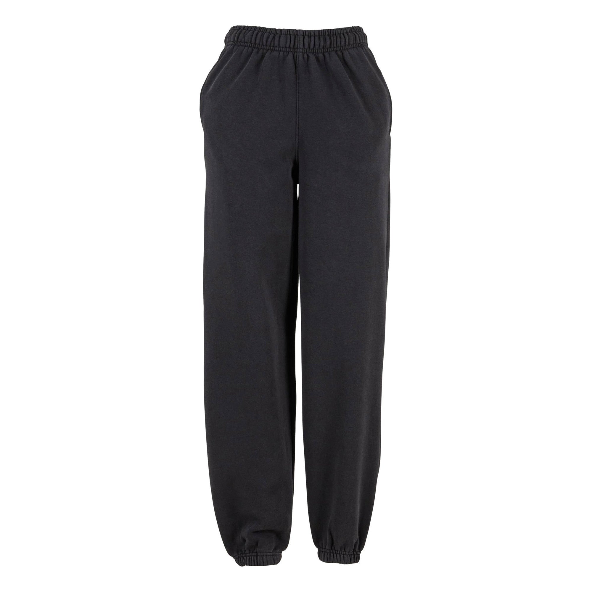 Womens Vintage Heavy Sweatpants | BLACK