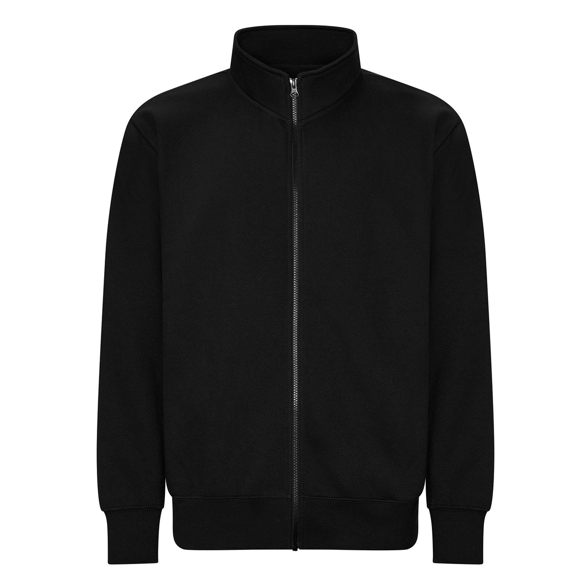 Campus Full-Zip Sweatshirt | DEEP BLACK