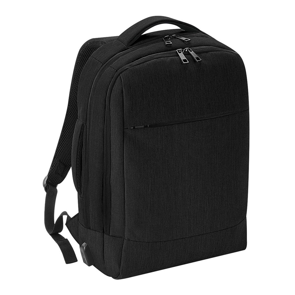 Q-Tech Charge Convertible Backpack | BLACK