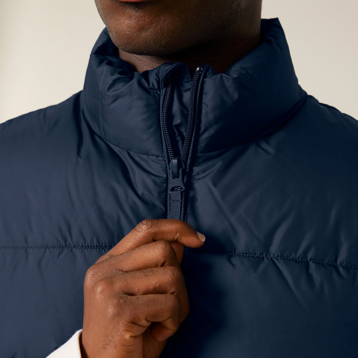 Padded Puffer Gilet | BLACK