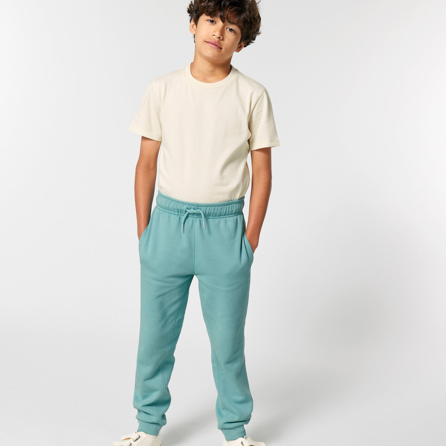 Kids Mini Mover 2.0 Iconic Jgger Pants | TEAL MONSTERA
