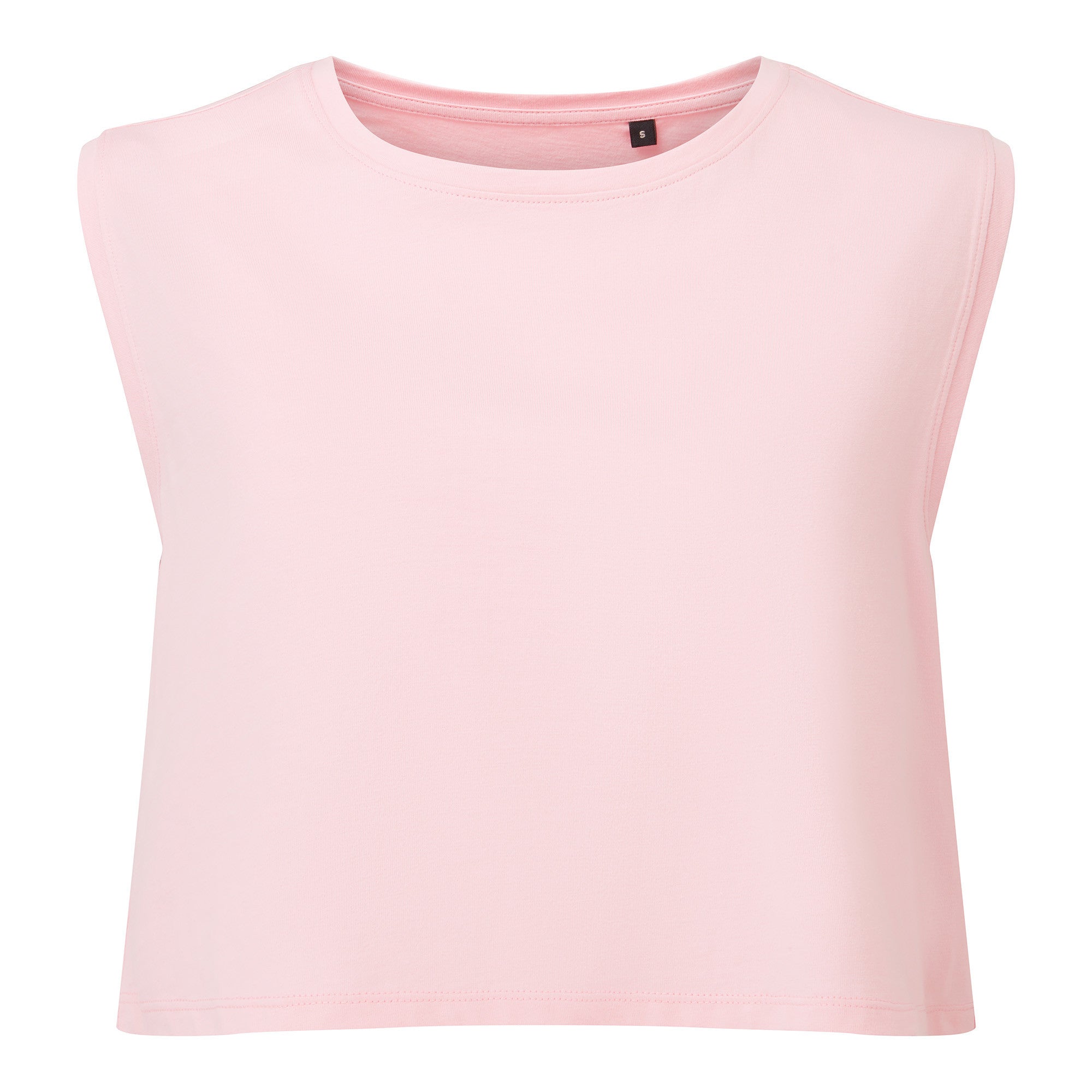 Womens TriDri Organic Crop Tank | LIGHT PINK