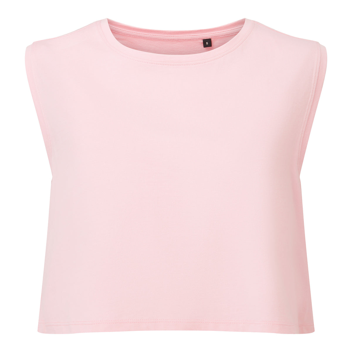 Womens TriDri Organic Crop Tank | LIGHT PINK