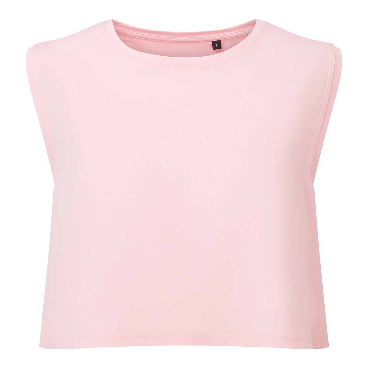Womens TriDri Organic Crop Tank | LIGHT PINK