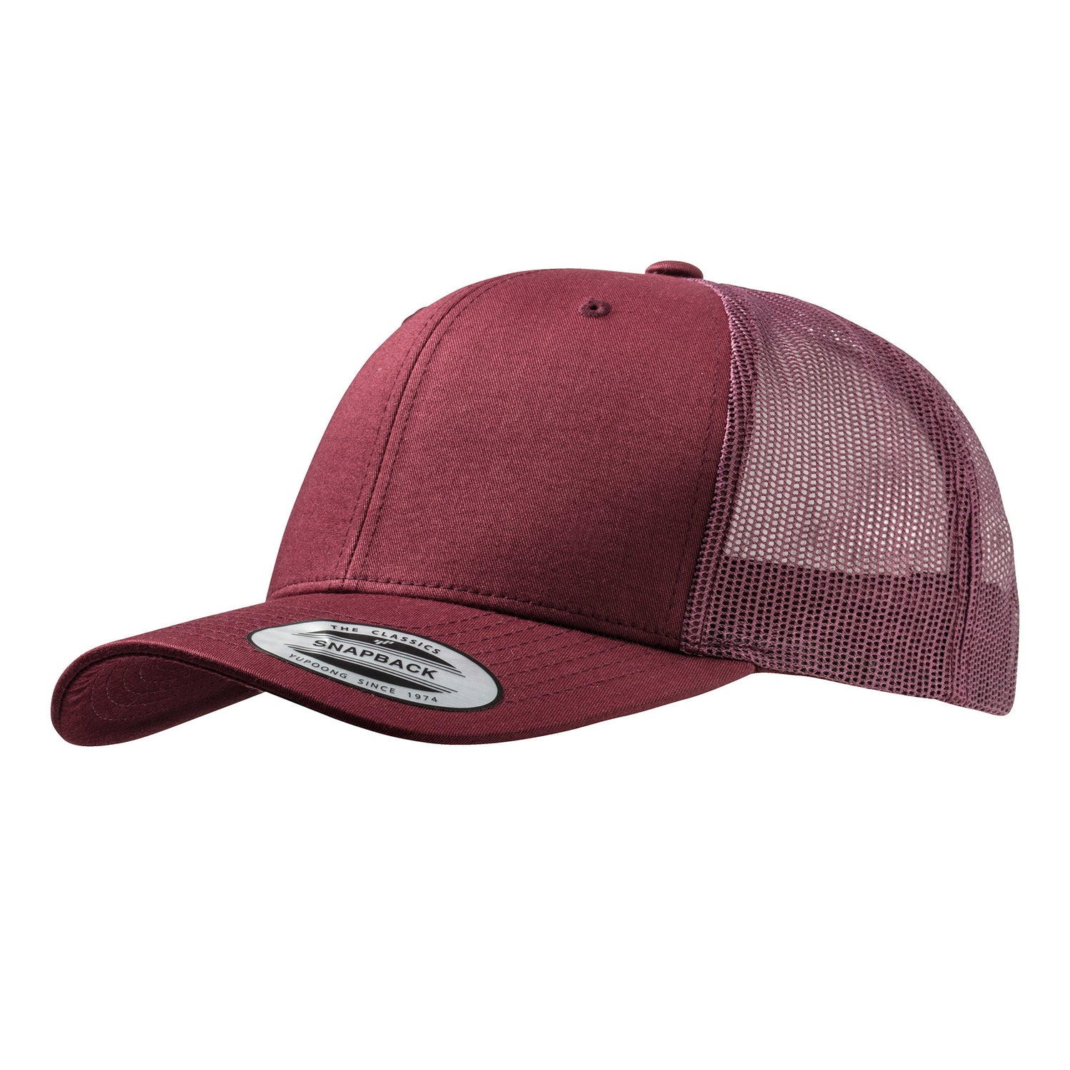 Retro Trucker Cap | MAROON/MAROON