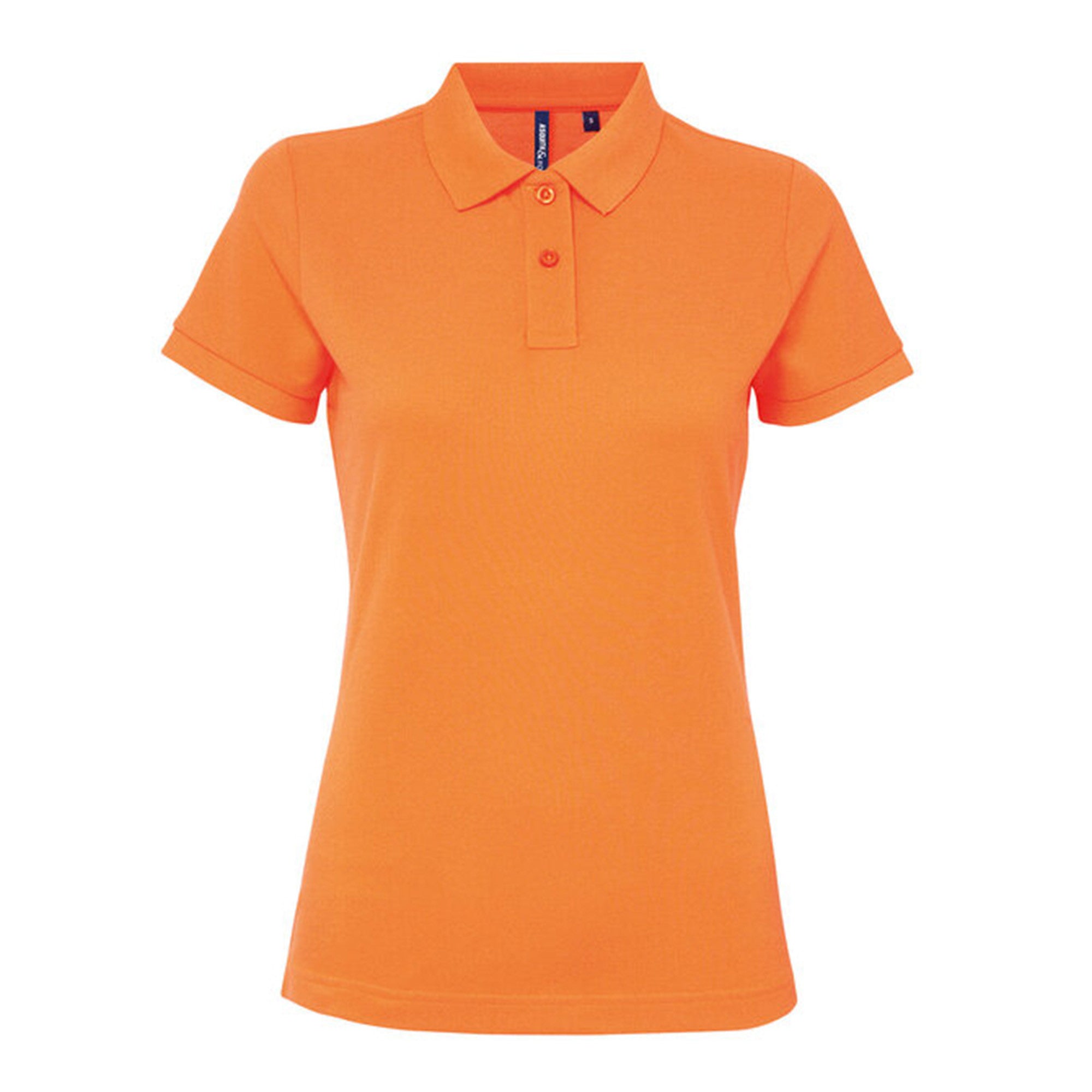 Womens Polycotton Blend Polo | NEON ORANGE