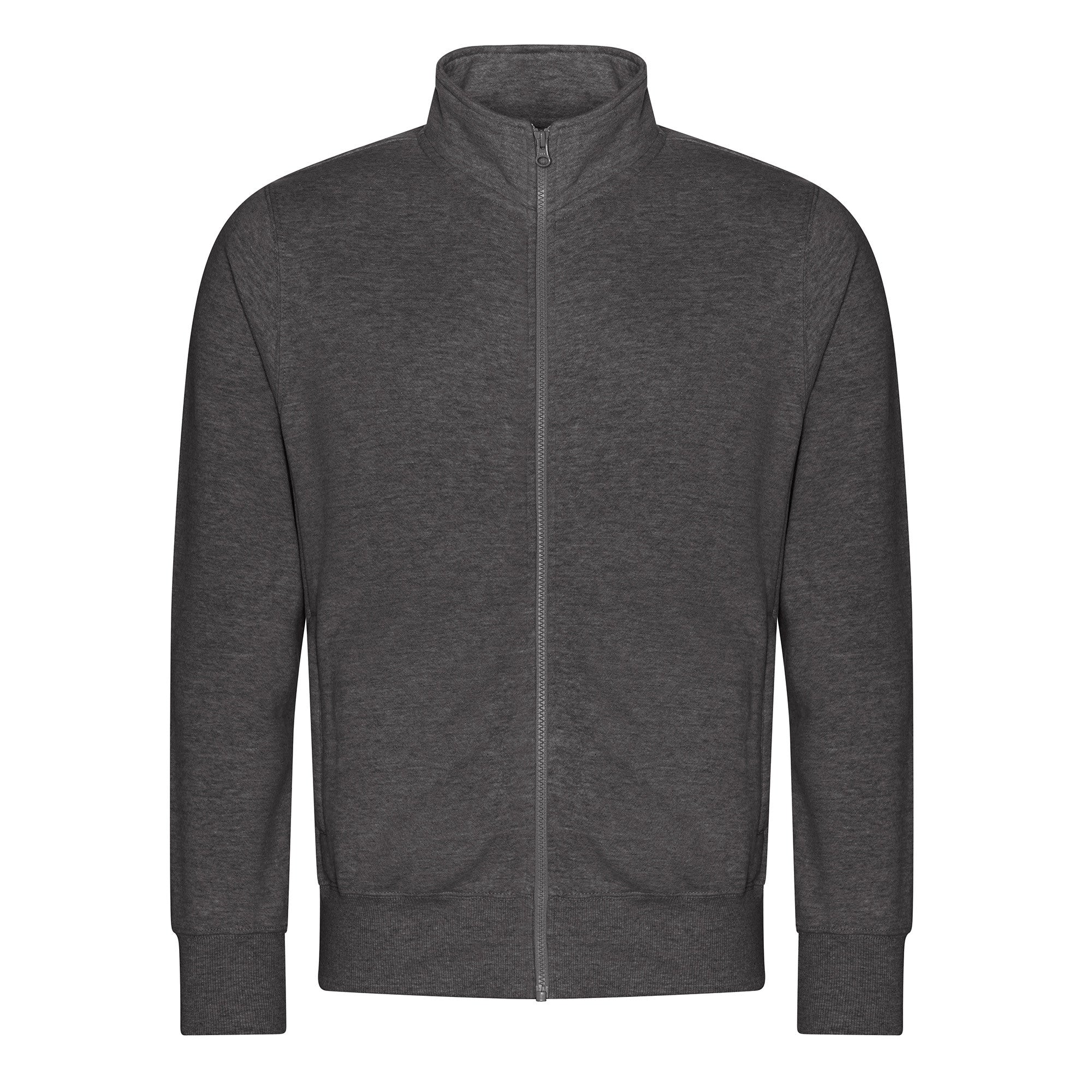 Campus Full-Zip Sweatshirt | CHARCOAL