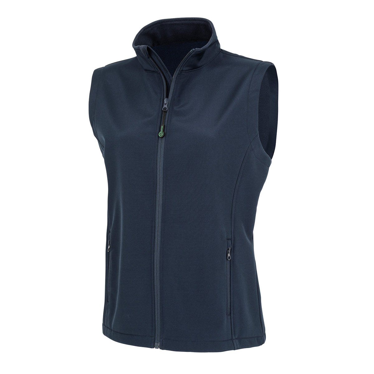 Womens Recycled  2-Layer Softshell Body Warmer | NAVY