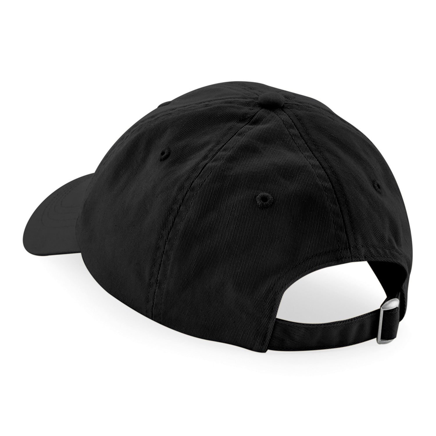 Organic Cotton 6 Panel Dad Cap | BLACK