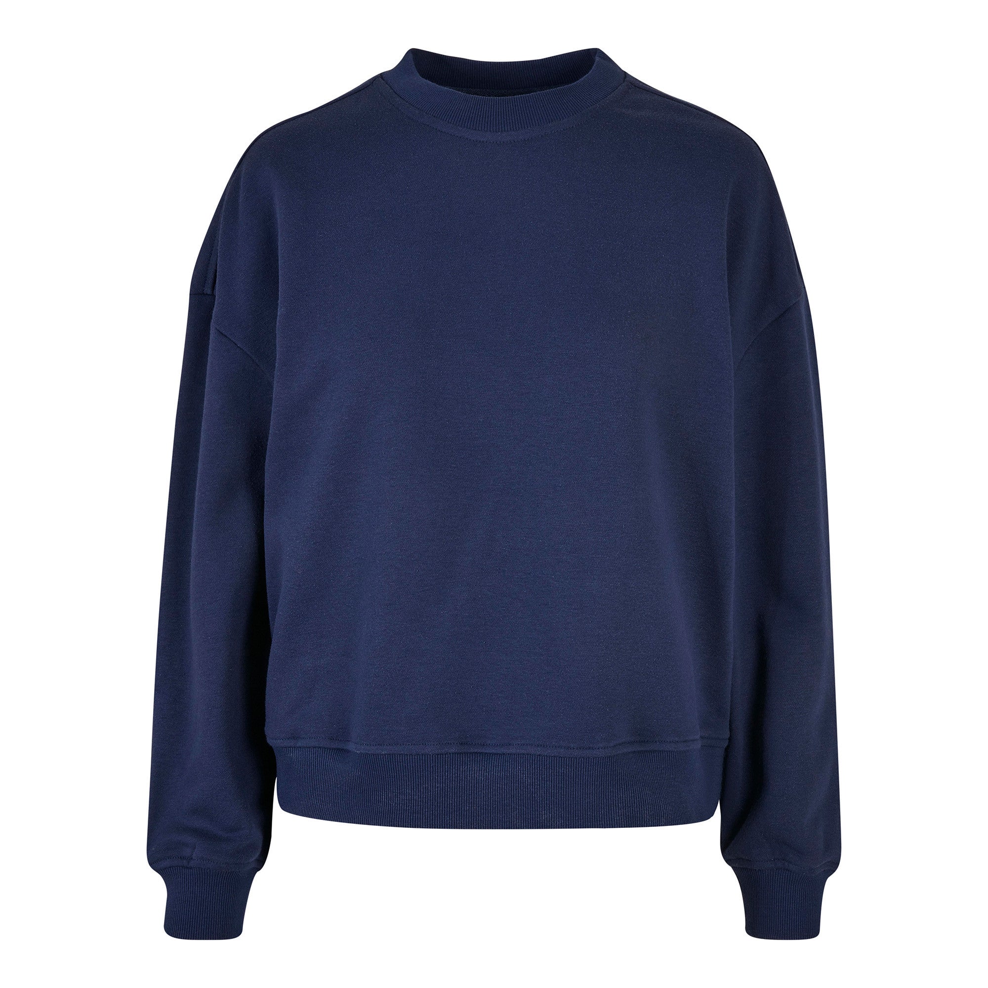 Womens Oversized Crew Neck Sweatshirt | LIGHT NAVY
