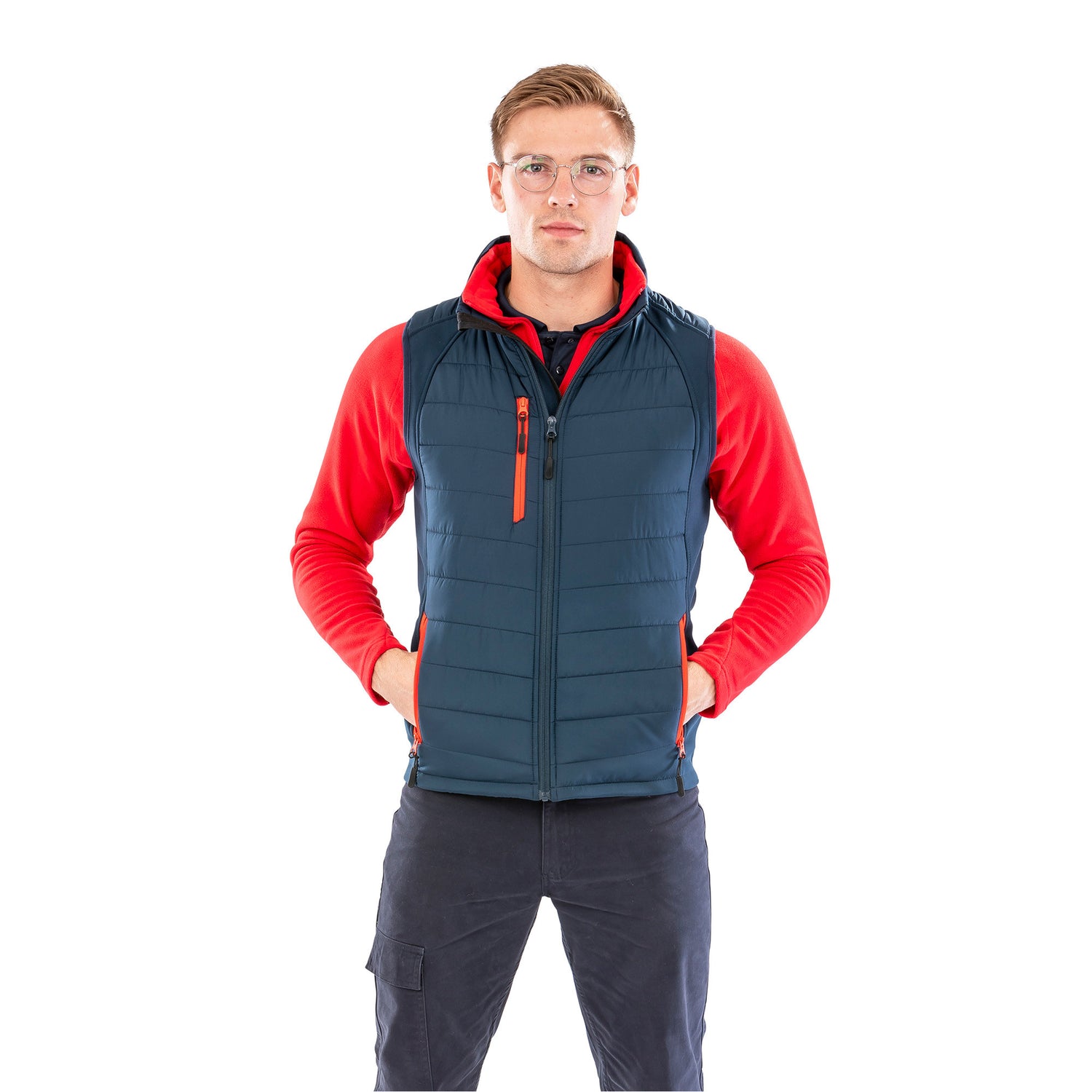 Compass Padded Gilet | BLACK/GREY