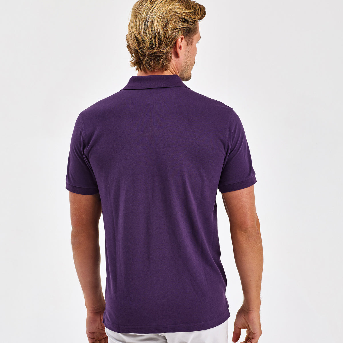 Mens Polycotton Blend Polo | CHARCOAL