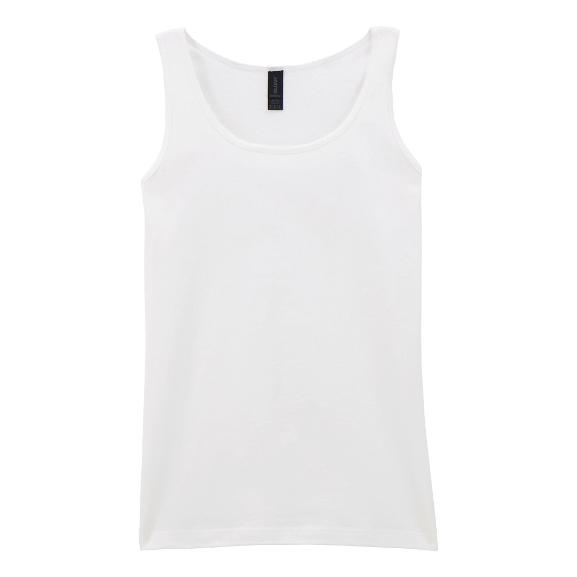 Soft Style Ladies Tank Top | WHITE