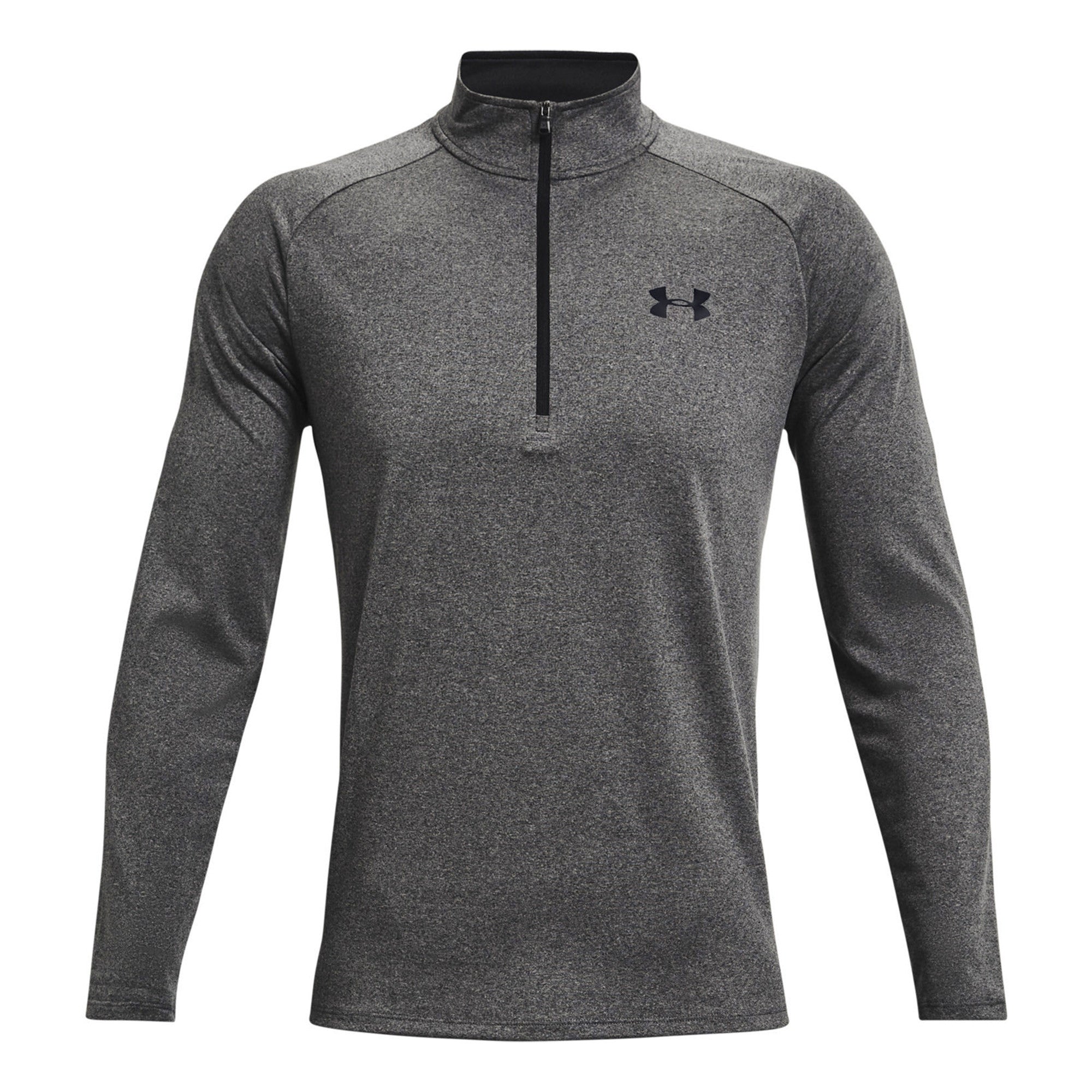 Tech 2.0 Half Zip Long Sleeve | CARBON HEATHER/BLACK