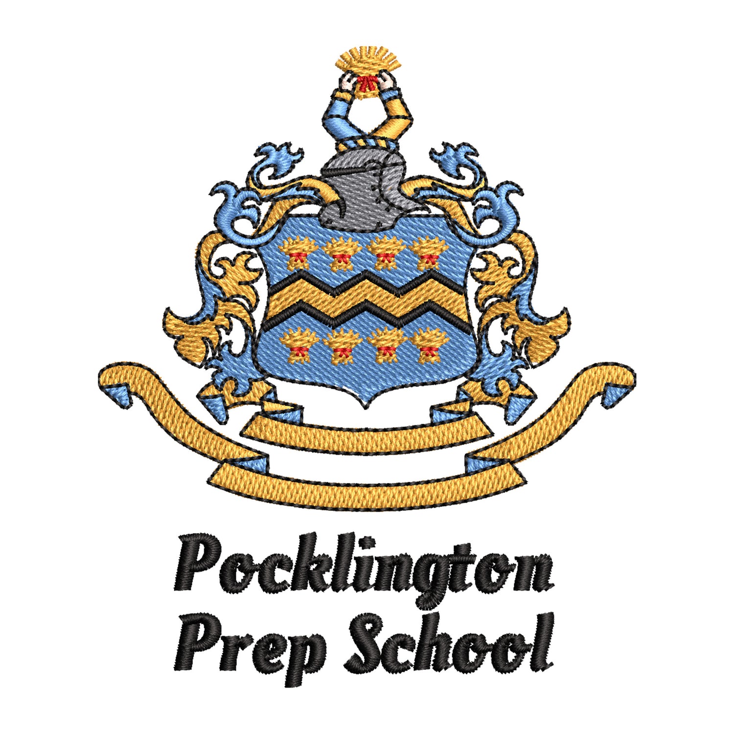 Pocklington Varsity Hoodie - Prep School | HOT PINK/FRENCH NAVY