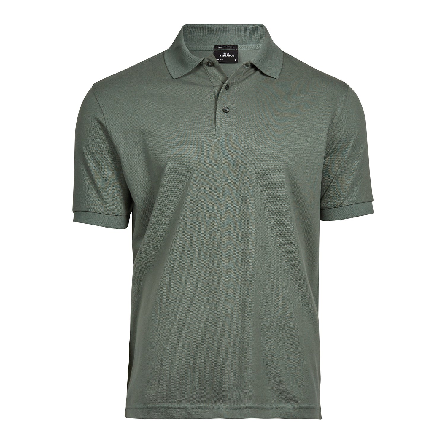 Luxury Stretch Polo | LEAF GREEN