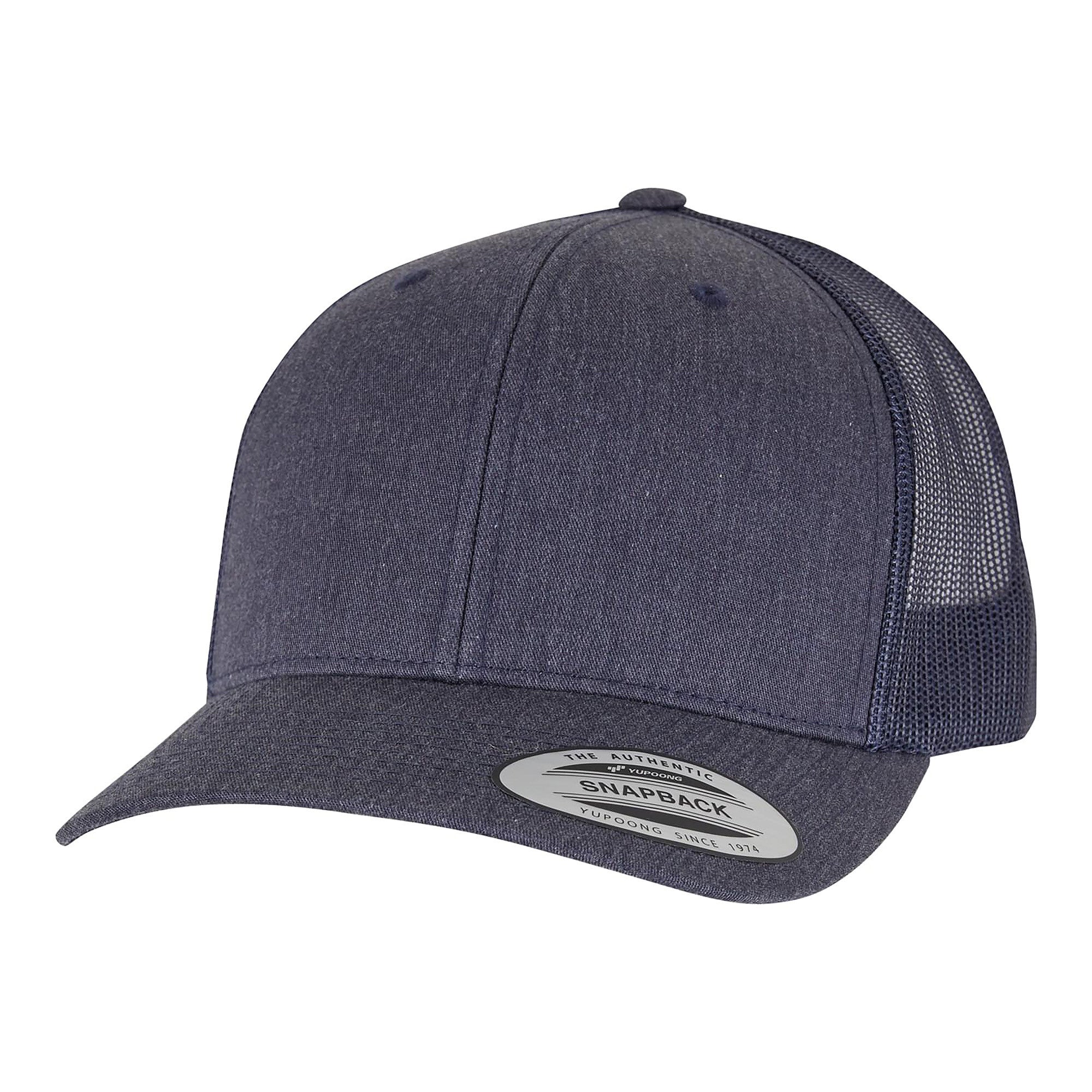 Retro Trucker Cap | HEATHER NAVY