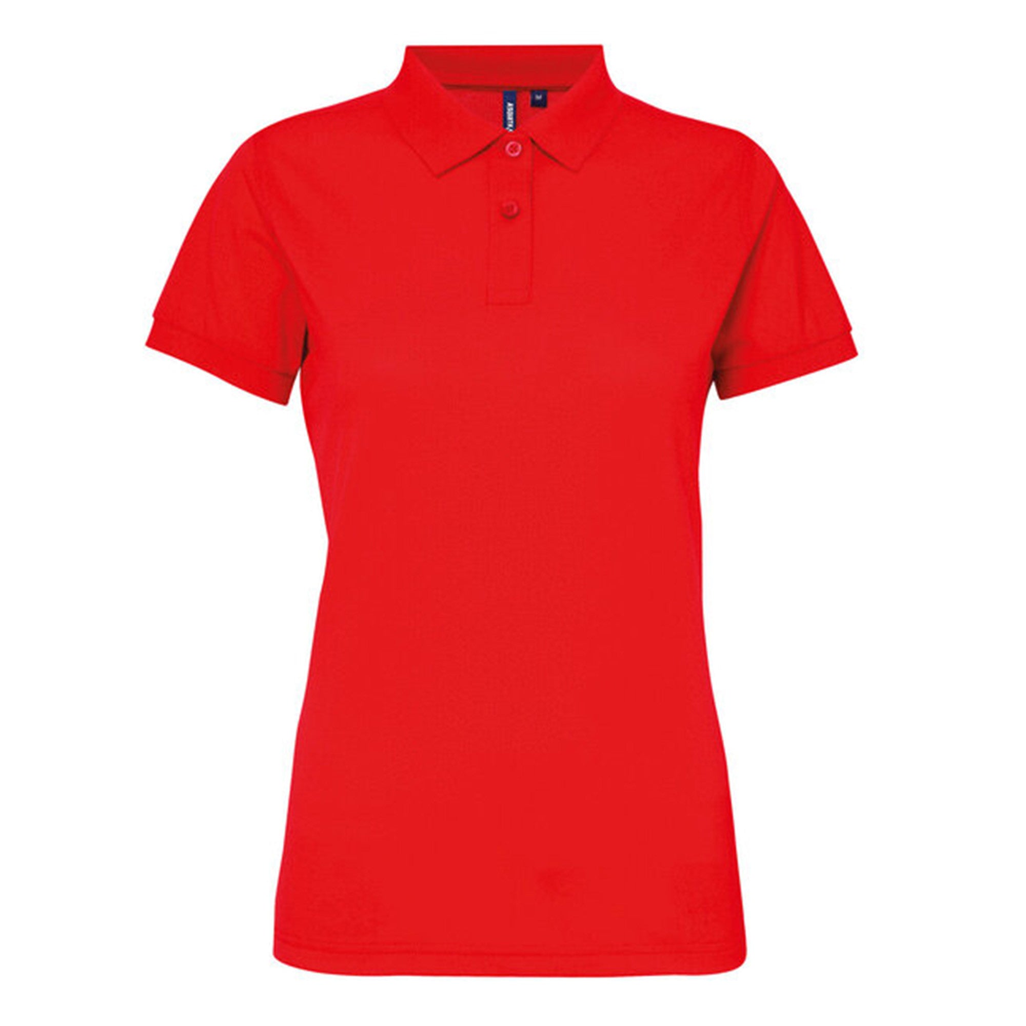 Womens Polycotton Blend Polo | CHERRY RED