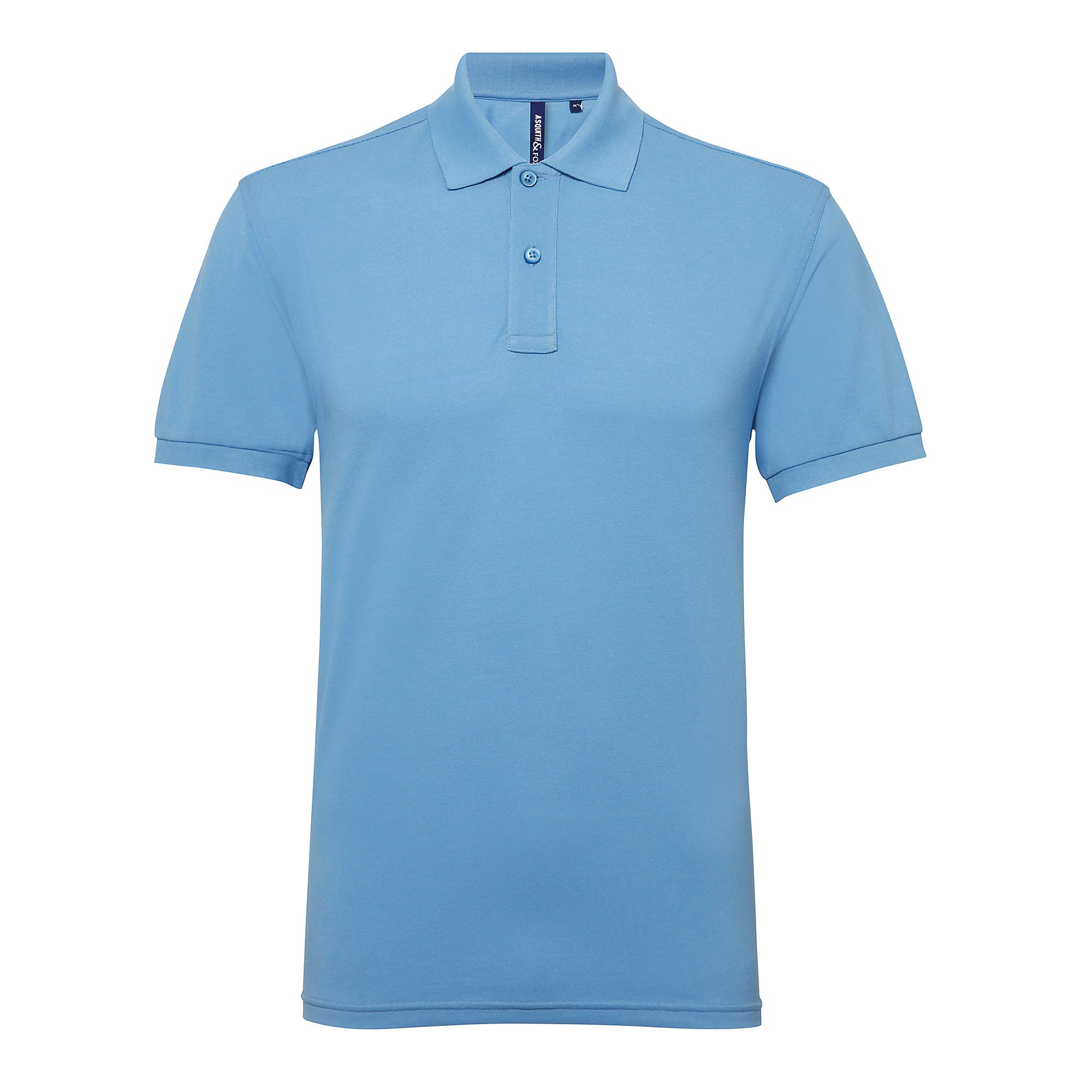 Mens Polycotton Blend Polo | CORNFLOWER