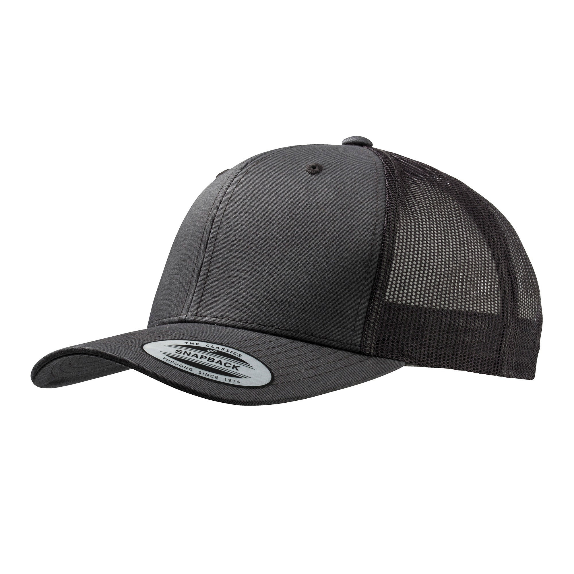 Retro Trucker Cap | DARK GREY/DARK GREY