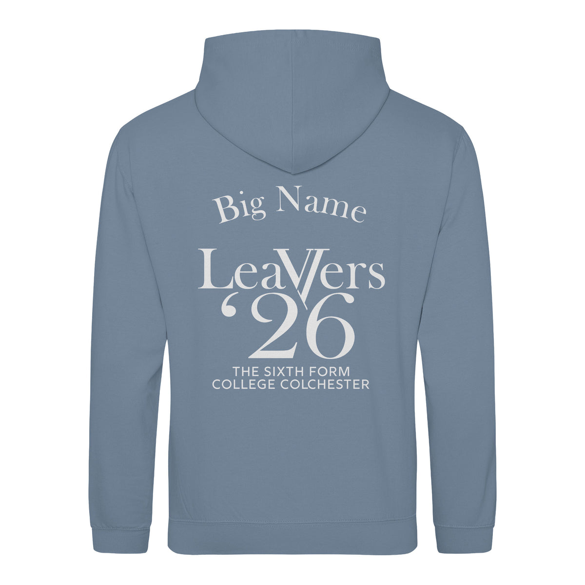 The Sixth Form College Colchester Leavers Hoodie | DUSTY BLUE