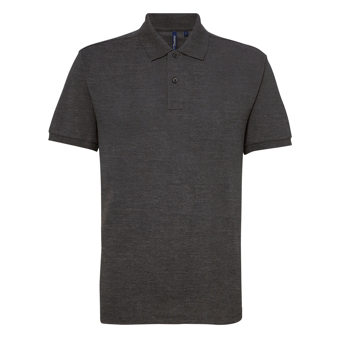 Mens Polycotton Blend Polo | CHARCOAL