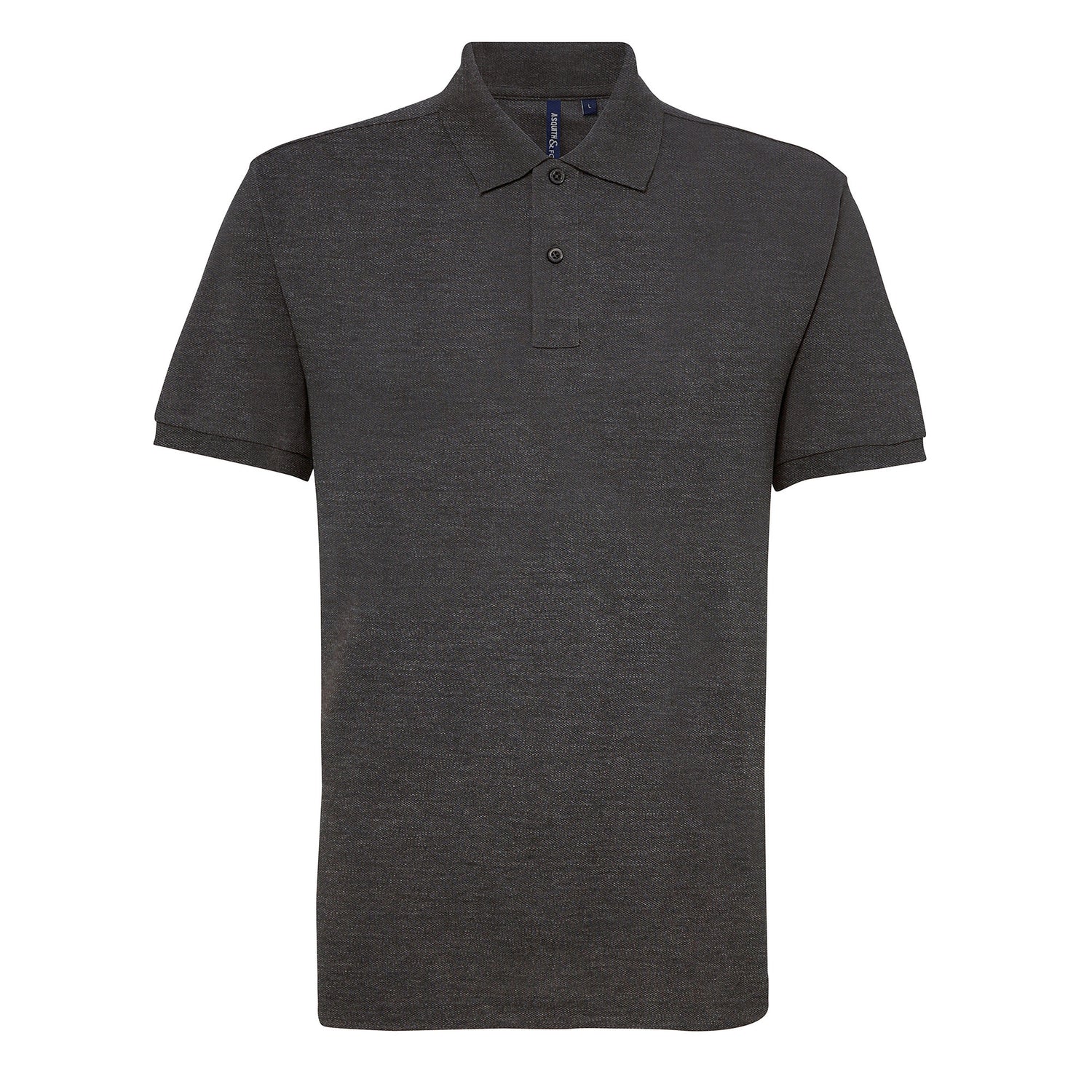 Mens Polycotton Blend Polo | CHARCOAL