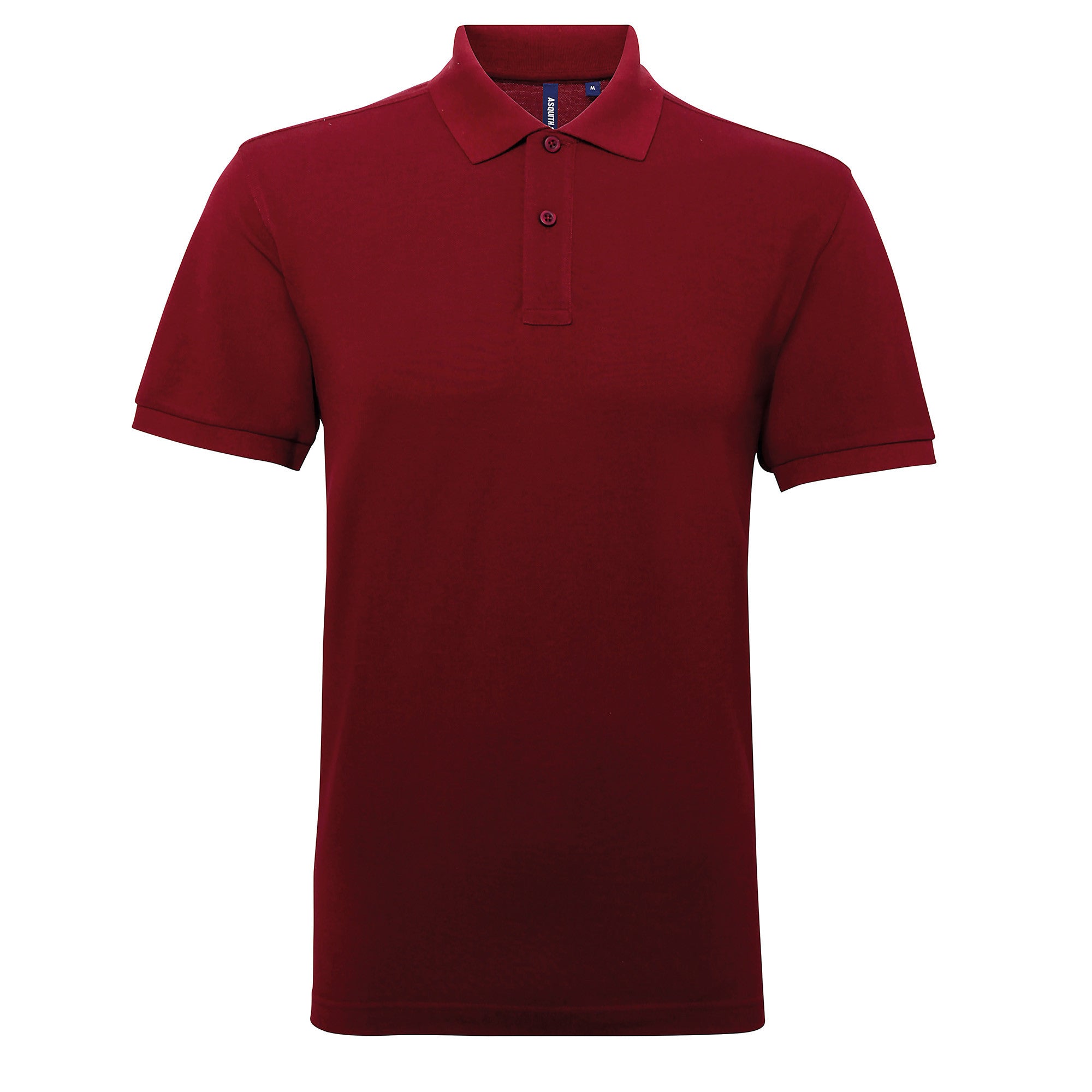 Mens Polycotton Blend Polo | BURGUNDY