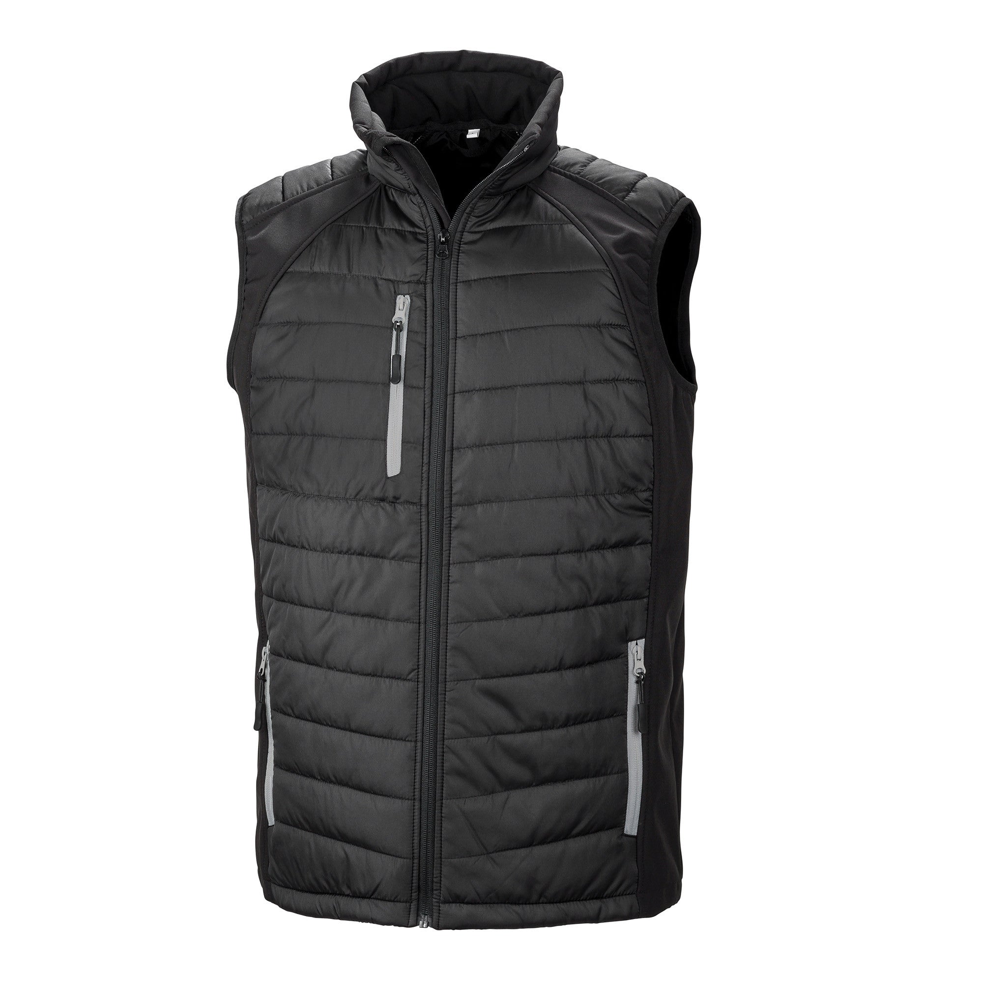 Compass Padded Gilet | BLACK/GREY
