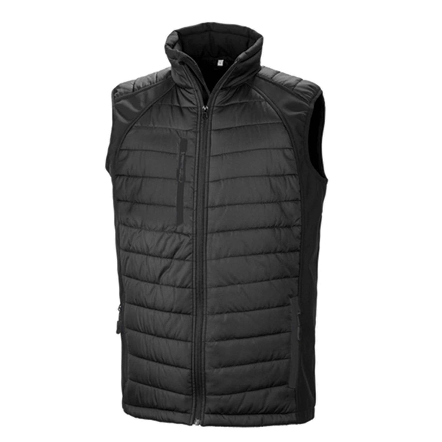 Compass Padded Gilet | BLACK/BLACK
