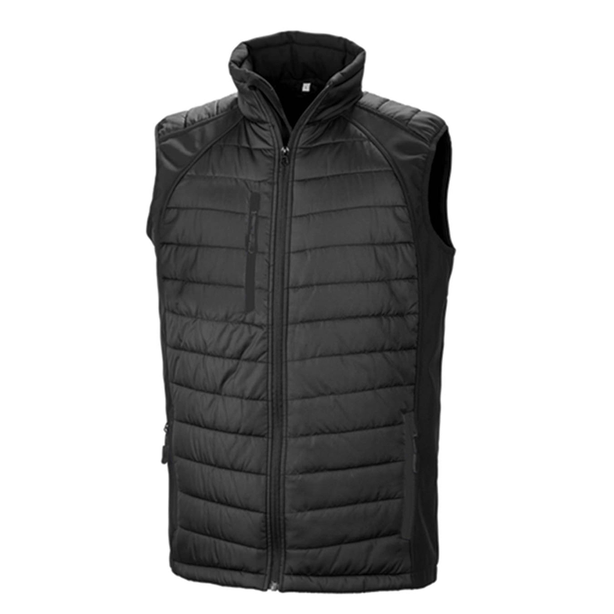 Compass Padded Gilet | BLACK/BLACK