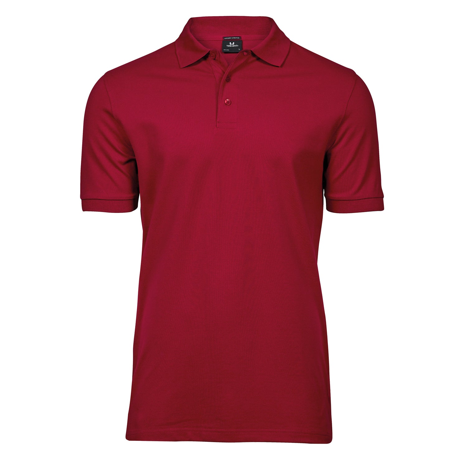 Luxury Stretch Polo | DEEP RED